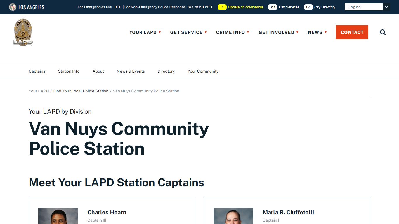 Van Nuys Community Police Station - LAPD Online